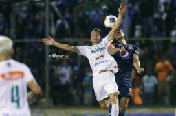 Gonzalo Klusener no pudo con la defensa del Motagua comandada por el capitán Denil Maldonado.