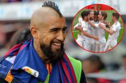 Vidal nuevamente se pronunció con un irónico mensaje luego de la victoria del Real Madrid con polémica arbitral.