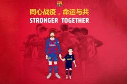 Barcelona mandará un mensaje de apoyo al pueblo de China, que atraviesa un momento feo con el coronavirus.