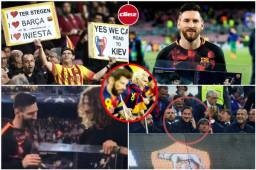 Te dejamos las mejores imágenes que no se vieron por TV del triunfo del Barcelona sobre la Roma en la ida de los cuartos de final de la Champions League. ¿Ya viste el reconocimiento que le entregaron a Messi?