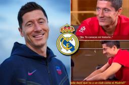 Lewandowski quería jugar en el Real Madrid hace un tiempo y ahora fue fichado por el FC Barcelona.