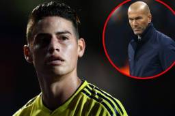 James Rodríguez se sorprendió luego de la marcha de Zidane del Real Madrid.