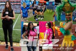 El estadio Olímpico de San Pedro Sula se llenó de hermosas damas, una de ella es la periodista venezolana Carolina Padrón.
