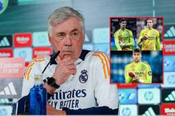¿Quién será el portero? Ancelotti deja claro lo que pasa con Courtois, Lunin y Fran González en Real Madrid