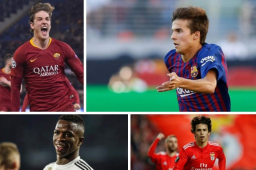 Estás son las joyas del fútbol que sueñan con llegar a explotar en 2019. Varios de ellos ya juegan como titulares en sus equipos a pesar de no sobrepasar los 20 años de edad. Aquí te dejamos el top.
