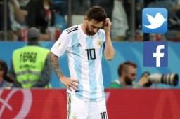 Leonel Messi muy triste por la derrota ante Croacia.