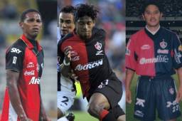 Cristian Cálix será el cuarto hondureño en vestir la camisa del Atlas. Acá los números de los catrachos que ya defendieron la rojinegra.