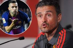 El divorcio de Luis Enrique y Jordi Alba proviene desde que estaban en el Barcelona.