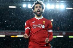 Mohamed Salah ha llegado a 27 goles esta temporada tras su póker este sábado.