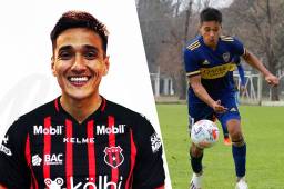 Israel Escalante llega a préstamo al Alajuelense procedente del Boca Juniors de Argentina.