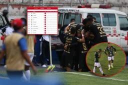 Así está la tabla de posiciones en la Liga Nacional de Honduras en la cuarta jornada del Apertura 2021.