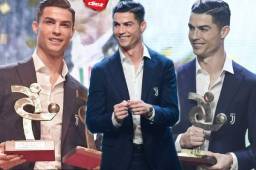 Cristiano Ronaldo ganó dos premios en su primera temporada en el fútbol italiano con la Juventus de la Serie A mientras Lionel Messi ganaba el Balón de Oro 2019.