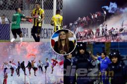 El partido por copa entre Real España y Olimpia dejó varias fotografías curiosas y por supuesto, belleza.