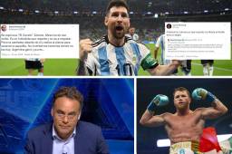 Canelo arremete en contra de Faitelson por defender a Messi: “Cobarde tu cabr** que cuando me tienes enfrente eres un ángel”