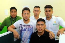 Parte del plantel del Infop que labora en las oficinas del RNP de Tegucigalpa.