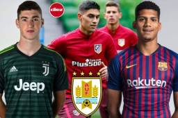 Te presentamos a los jugadores que conforman la Sub20 de Uruguay; uno milita en la Juventus, otro en el Barcelona, Atlético de Madrid y Girona de Choco Lozano.