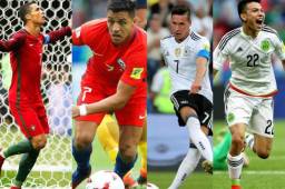Portugal, Chile, Alemania y México buscarán el título en la Copa Confederaciones 2017.
