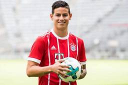 James Rodríguez usará el dorsal número 11 en el Bayern Munich.