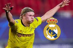 Haaland está en la lista de fichajes de Florentino Pérez en el Real Madrid.
