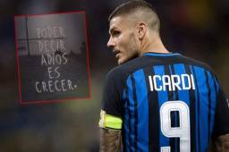 El enigmático mensaje de Icardi en redes sociales.
