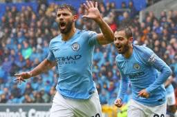 Sergio Agüero abrió el marcado en la goleada del Manchester City.