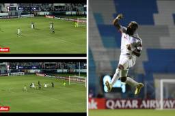 ¡Bombazo imparable! Arboleda la bajó y Benguché soltó un derechazo para igualar el marcador en el Olimpia-Independiente