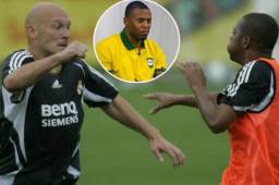 Gravesen y Robinho se fueron a los golpes en un entrenamiento del Real Madrid, y Baptista contó todos los detalles.