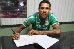 El futbolista hondureño Henry Figueroa fue anunciado ayer como fichaje del Marathón tras ser dado de baja por el Alajuelense. Foto cortesía Marathón