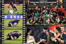 El equipo parisino ganó la Súpercopa de Francia tras vencer al Rennes 2-1 con goles de Mbappé y Di Maria. Neymar estuvo en las tribunas y luego bajó a celebrar con sus compañeros. Aquí sus mejores fotos.