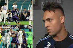 Lautaro Martínez alegó que los hondureños pegaron en todo el partido, pero lo importante fue sumar otro triunfo.