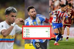 La tabla de posiciones de las Eliminatorias Conmebol: Brasil y Colombia presionan a Argentina; Uruguay se aleja y Chile se hunde