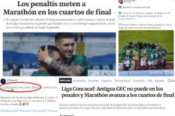 Marathón tuvo que recurrir a los penales para vencer al Antigua en la Liga Concacaf. Esto es lo que dice la prensa internacional sobre el triunfo de los verdes.