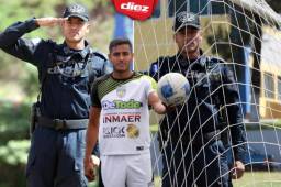 William Moncada destaca no solo por su preparación en la carrera policial, sino que también es integrante del Real de Minas en la Primera División de Honduras. (Fotos: Johny Magallanes)