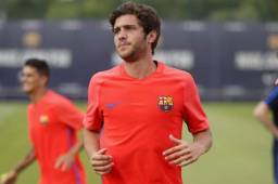 Sergi Roberto no estará disponible para el derbi de Barcelona.