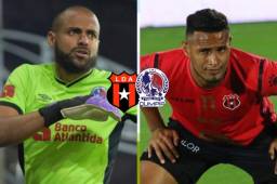 Edrick Menjívar y Alex López son grandes amigos y este día ha confesado el portero que tienen una apuesta con el jugador del Alajuelense.