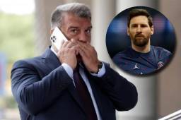 Laporta no descarta en su totalidad que Messi pueda volver al Barcelona tras su paso por el PSG.