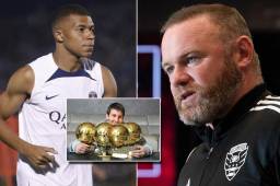 Rooney dijo que Mbappé no debería faltarle el respeto a sus compañeros del PSG y mucho menos a Messi.