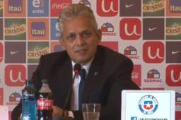 Rueda en su presentación como seleccionador de Chile.