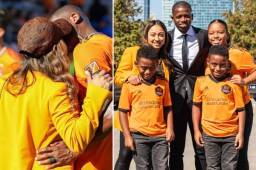 En su último compromiso en casa con el Dynamo, Boniek García fue acompañado por sus tres hijos y su esposa quienes han estado junto a él desde que llegó a Estados Unidos.