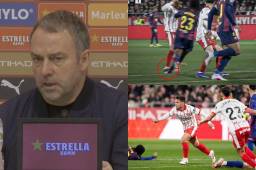 Flick les da vacaciones a los jugadores tras perder contra Girona y habla de la falta a Koundé: Un lamento...