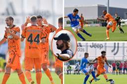 Juventus jugó este domingo ante Novara y lo goleó 5-0 en el debut de Andrea Pirlo como entrenador. Aquí las imágenes más importantes del duelo. Fotos: Juventus.