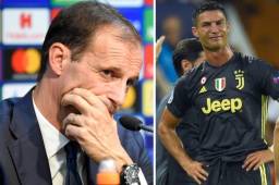 El entrenador de la Juventus acepta que Cristiano se encuentra afectado anímicamente.