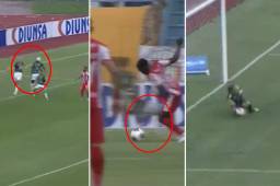 Denovan Torres se agranda y ataja un penal al Vida salvando del error a Braian Molina y Víctor Berríos