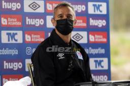 Pablo Lavallén fue presentado este lunes como nuevo técnico del Olimpia para el torneo Clausura 2022. Fotos Alex Pérez