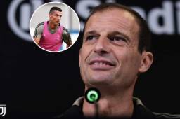 Allegri sabe de todo el potencial goleador de Cristiano Ronaldo.