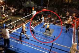 Pelea principal entre el hondureño y el salvadoreño.