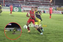 Real Sociedad no sacó ventaja como local e igualó ante los comayagüenses por la ida del repechaje de la Liga Nacional de Honduras. FOTO: José Luis Barralaga.