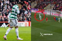 VIDEO: Así fue el gol que el VAR anuló a Luis Palma en el empate de Celtic contra Aberdeen en la Liga de Escocia