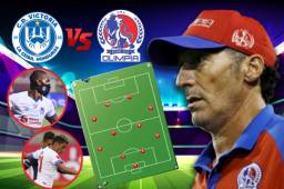 A pesar de tener 12 bajas, el Olimpia sigue demostrando que tiene una plantilla fuerte y así es el 11 titular que usará este sábado al Victoria. Los albos tiene siete seleccionados, cuatro lesionados y un suspendido que es 'Patón' Mejía.