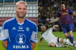 David Bystron disputó la Liga de Campeones ante el Barcelona.